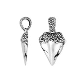 AP-9035-S Sterling Silver Beautiful Design Pendant With Plain Silver Jewelry Bali Designs Inc